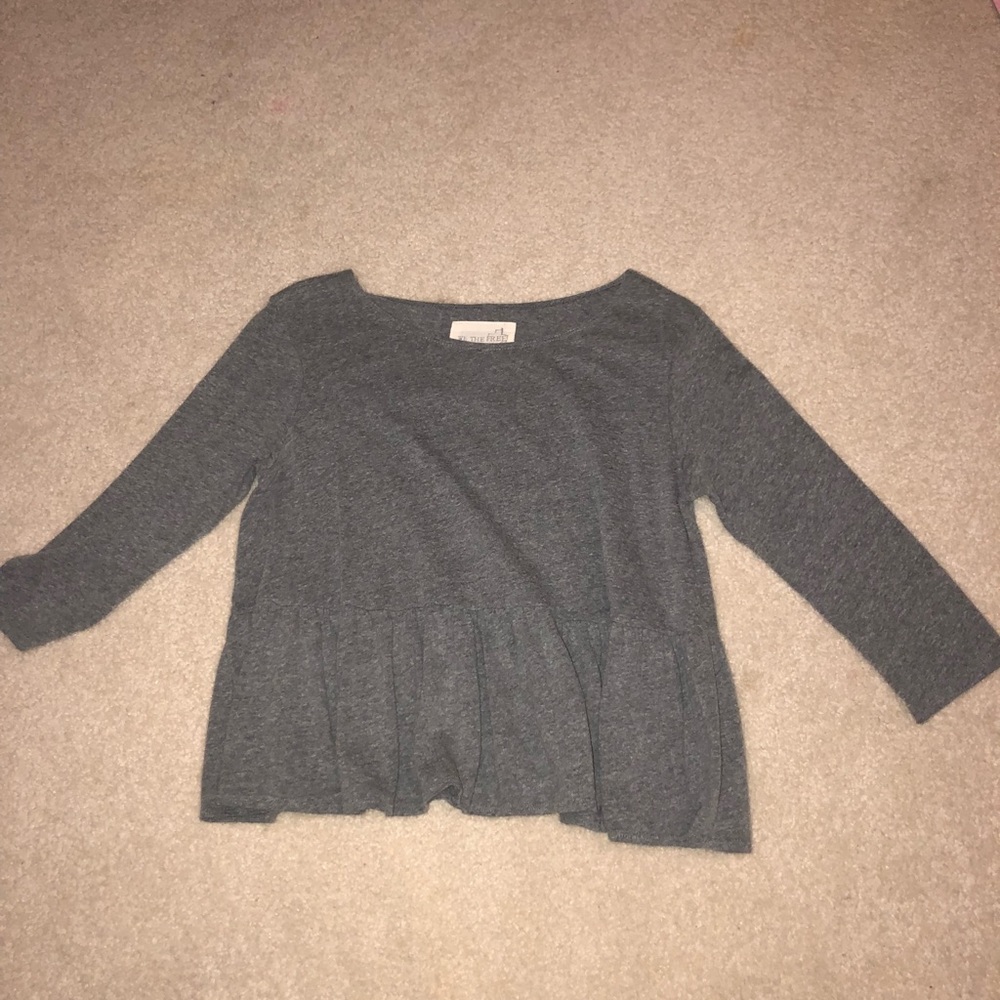 Free people long sleeve shirt